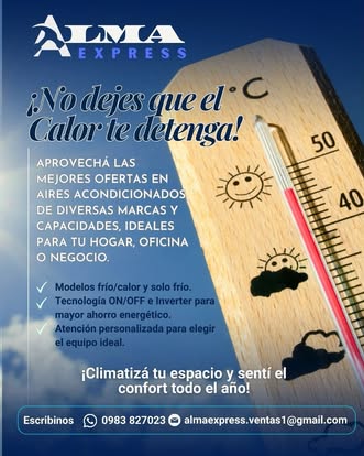 Temperaturas altas, soluciones inmediatas!